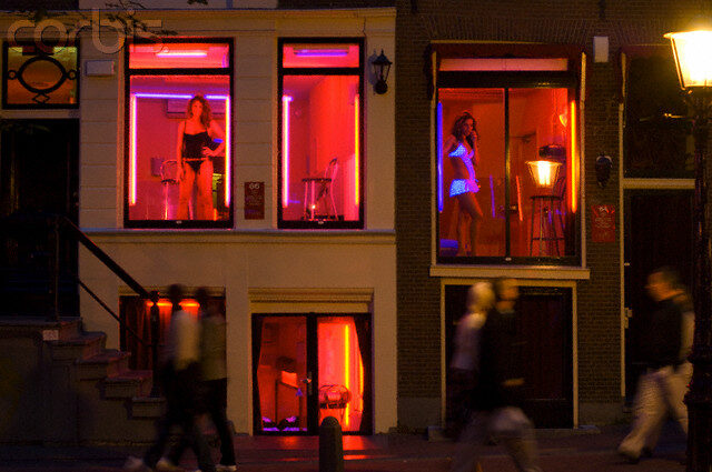 Red light area Amsterdam