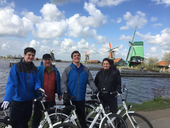 Windmill bike tour Amsterdam Zaanse Schans